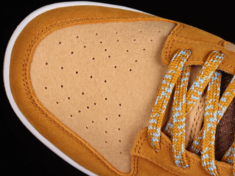 All categories Nk SB Dunk series Nk SB Dunk Low low-top sneakers F version Nk Dunk Low Bear joint name wheat color SB low-top sports and leisure sneakers DZ5350-288